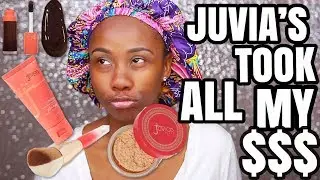 FULL REVIEW OF JUVIAS PLACE I AM MAGIC FOUNDATION, CONCEALER, SETTING POWDER AND FOUNDATION BRUSH!!!