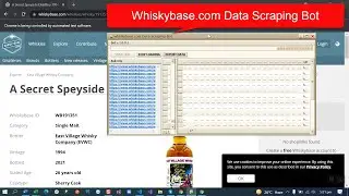 whiskybase.com Data Scraping Bot