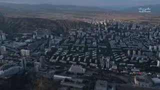 Flight over Turtle lake | ფრენა კუს ტბის გარშემო |  DJI Mini 2