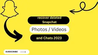 How to recover deleted Snapchat Photos / Videos and Chats 2023