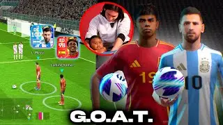 FICHAMOS a los G.O.A.T. y GOLEAN a mis RIVALES 🐐🔥 | EFOOTBALL 2024 Mobile