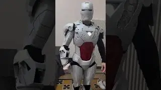 Iron Man Mark VI Armor with Battle Damage & Detailed Chest Interior for 3D Printed Cosplay Mk 6 STL