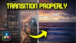 How To MASTER Transitions In Davinci Resolve 18 in Minutes