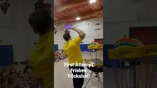 First Attempt Frisbee Trickshot