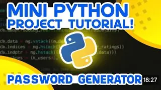 Mini Python Project Tutorial | Random Password Generator in Python 🔐 | Beginner Friendly