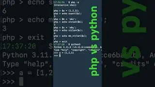 Comparison of methods for counting the number of elements in PHP and Python