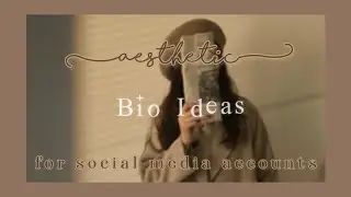 Aesthetic Bio Ideas ⌨️(for social media accounts) | haze
