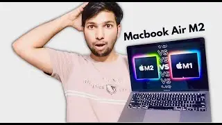 Macbook Air M2 review and comparison with M1 @Apple #m2