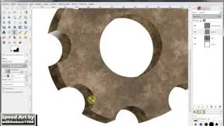 Modelando Tuerca 3D con Gimp 2.8 Speed Art