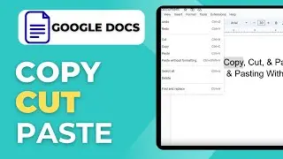 How To Copy, Cut, & Paste In Google Docs  Copying & Pasting With Google Docs Tutorials