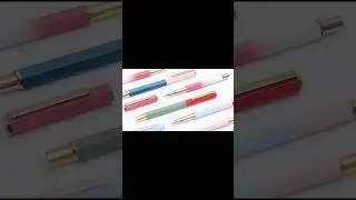 Hexagonal metal signing pen