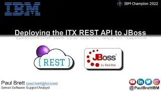 Deploying the ITX REST API to JBoss