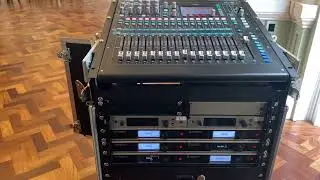 Audio Visual setup small conference hall , Allen and Heath QU 16 Sennheiser LP 500 Pro speakers