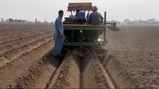 Potato Planting With Automatic Potato Planter 2024| 385 Tractor With Potato Planter 2024 alu planter