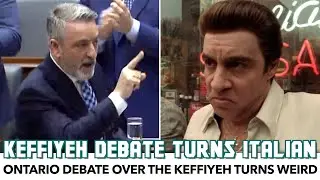 “I’M ITALIAN!” Ontario Debate Over Keffiyeh Gets Weird