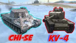 Chi-Se y KV-4  DOS GRANDES PESADOS (Replays de Subs) | WoT Blitz