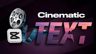 How to make cinematic text using CapCut. See through cinematic movie text.