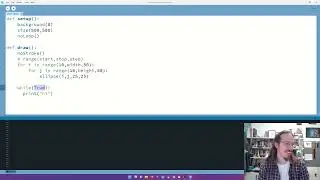 Loops in Python and Processing - Class Review