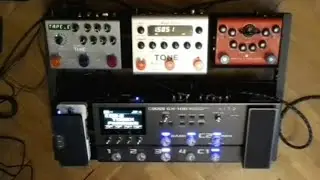 Harley Benton Spaceship Power 60XL. New Pedalboard. #tonex #bossgx100 #strymon #hotone #Blackstar