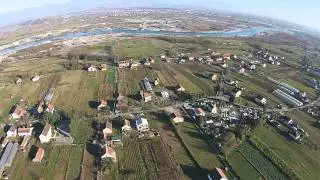 Zivko Bodganovic born hous Grbavci Podgorica Montenegro Europe   aerial filming