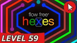 Flow Free Hexes Interval Pack Level 59 Solution (Android/IOS)