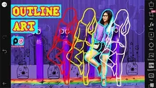 Tutorial Outline Art Dengan Picsart Di Android