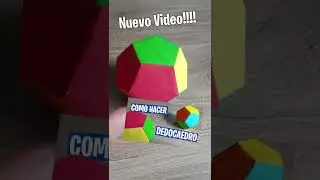 Cómo Hacer Dodecaedro de papel - Nuevo video
