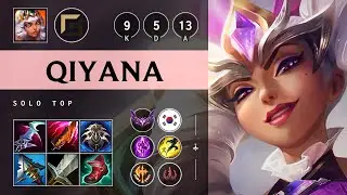 Qiyana Top vs Aurora - KR Master Patch 14.22