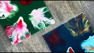 Layering Transparent and Opaque Acrylic Paints - Working with Complimentary Colors