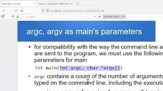 Command line arguments in C++ (argc, argv)