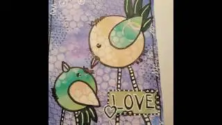 Mixed Media Morsels 9 - Whimsical Birds