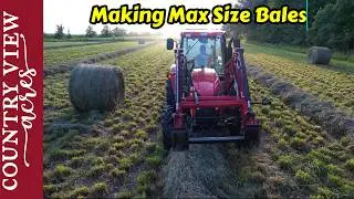 Fixing Small Problems with the Baler as we Finish our 2nd Cutting of Hay