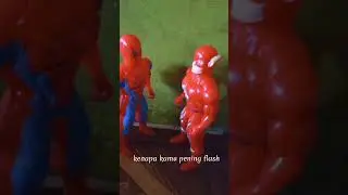 Flash kenak kerjain Spiderman #short #kocak #cerita