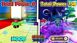Anime Tales NOOB TO PRO *Fastest Way To Get Pro* Got 15B Total Power