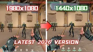 Valorant Stretched Res Guide 2026 (Patch 13.01) — Easiest Method, No Black Bars.