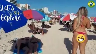 Praia do leblon to Ipanema Beach I 🇧🇷 Brazil 4k