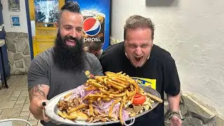 MUY POCAS PERSONAS SERÍAN CAPACES DE COMERSE ESTE GYRO GRIEGO DE MÁS DE 4Kg