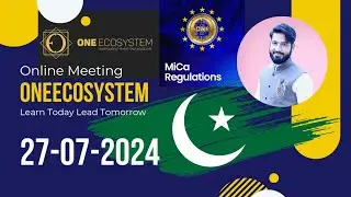 Online Meeting Oneecosystem 27-07-2024 | #oneecosystem #dealshaker #crypto #oes #cryptocurrency