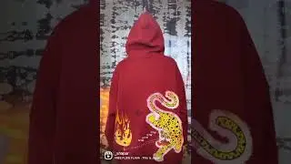 Кастом толстовки на заказ ♥️🐆🔥
