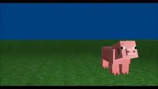 Minecraft Animation A Man and His Pig
