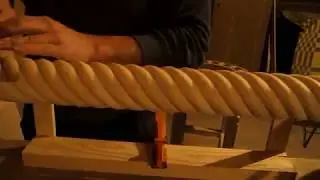 Grinding twisted balusters