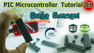 PIC Microcontroller Programming Tutorial -01 |  Introducing software and microcontrollers