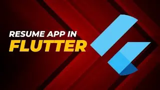 Building resume app | Flutter