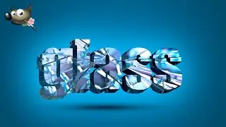 Glass Text Effect in GIMP | Stunning Typography Design Tutorial (2025)