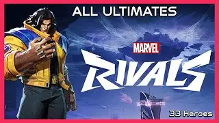 Marvel Rivals - All Ultimates & Voice Lines | 33 Heroes (Launch)