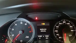 Ignition locked defective