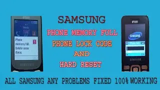 SAMSUNG B313E Phone Memory Full Problem Security Lock Remove CM2 | 100% Done