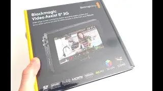 BLACKMAGIC DESIGN VIDEO ASSIST 5” 3G   Unboxing