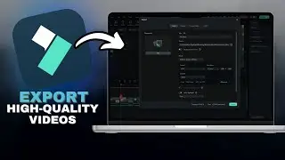 How to EXPORT High-Quality Videos for YouTube in Filmora in SECONDS!