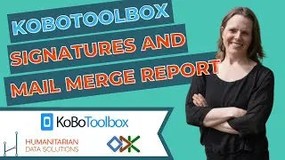 Use Mail Merge to Report KoBoToolbox or ODK Signatures
